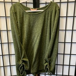 SJS Brand size 1 X green long sleeve polyester blend
